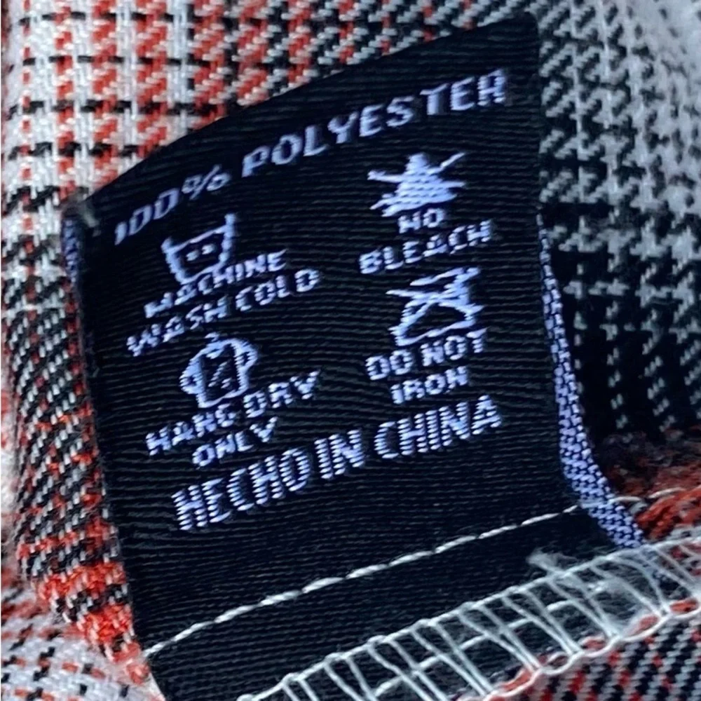 DIXXON MenPlaid Button Down Shirt - Red, Black, White - Picture 9 of 16